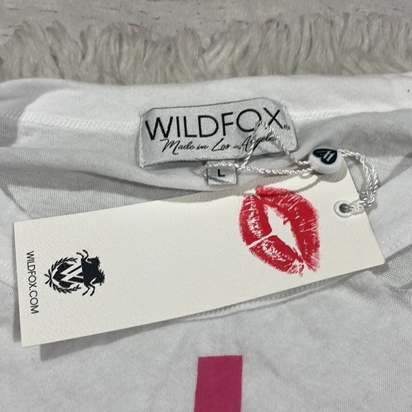NWT Wildfox I Need a Hug Distressed Graphic Long Sleeve Top - Picture 3 of 10